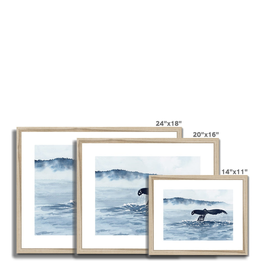 "Whale Watching" Giclée Paper Art Print