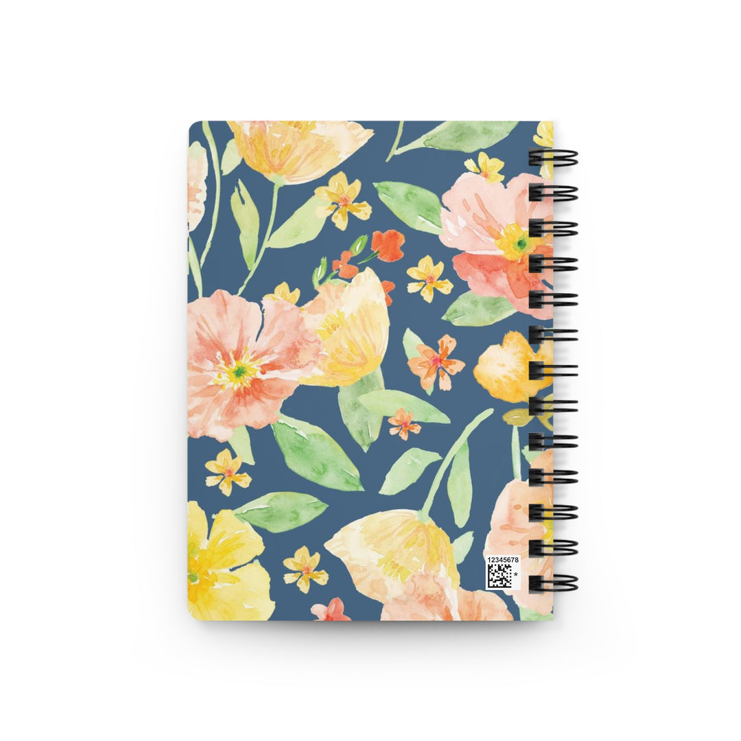 Poppies - Floral Spiral Bound Journal