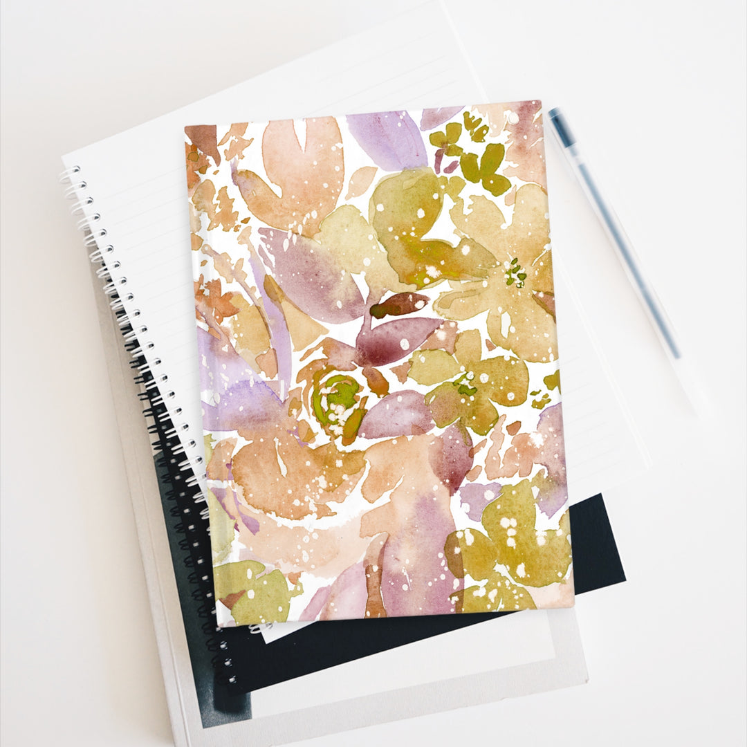 "Retro Floral" - Hardback Journal
