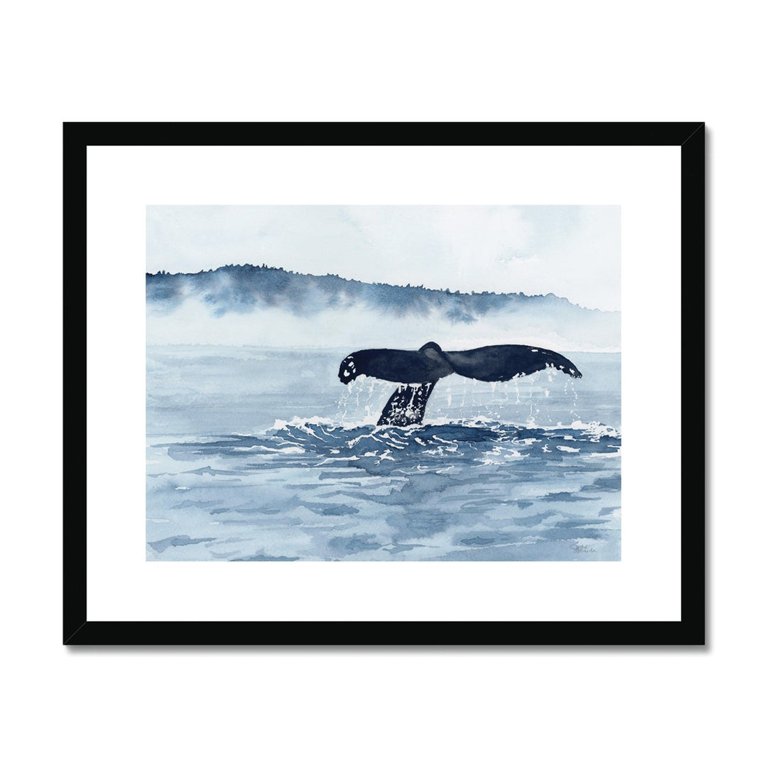 "Whale Watching" Giclée Paper Art Print