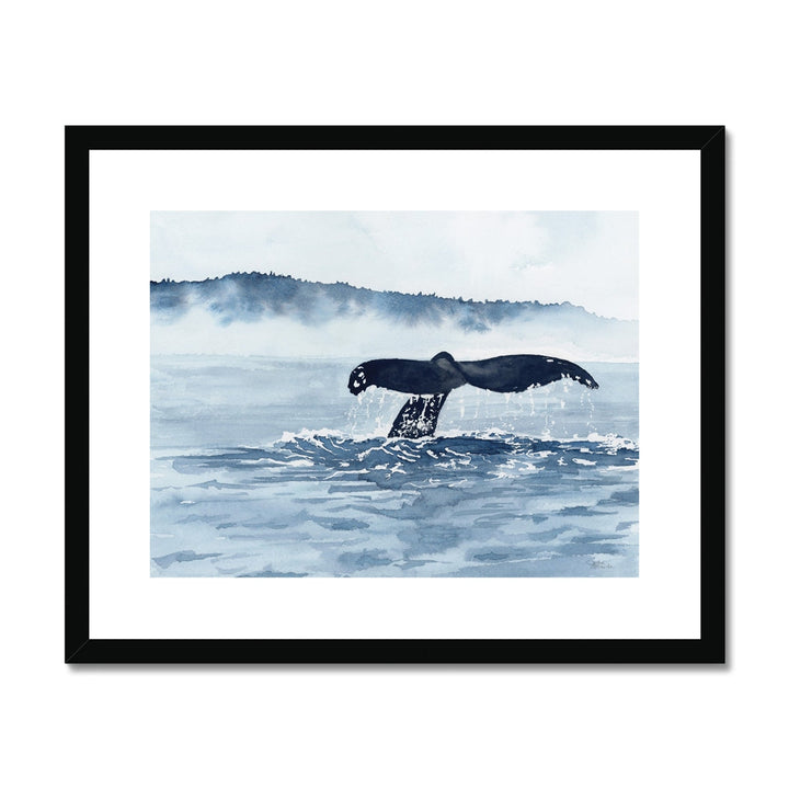 "Whale Watching" Giclée Paper Art Print