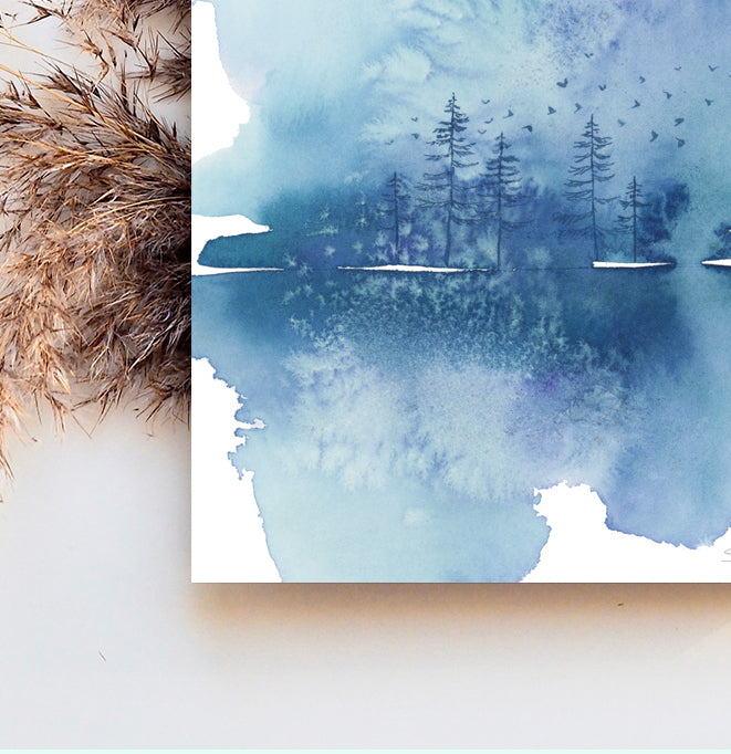 "Fading Into Blue" - Giclée Limited Edition Fine Art Print