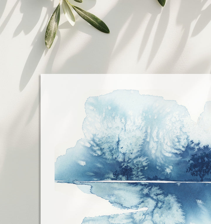 "Reflections of a Frozen Lake" - Giclée Limited Edition Fine Art Print
