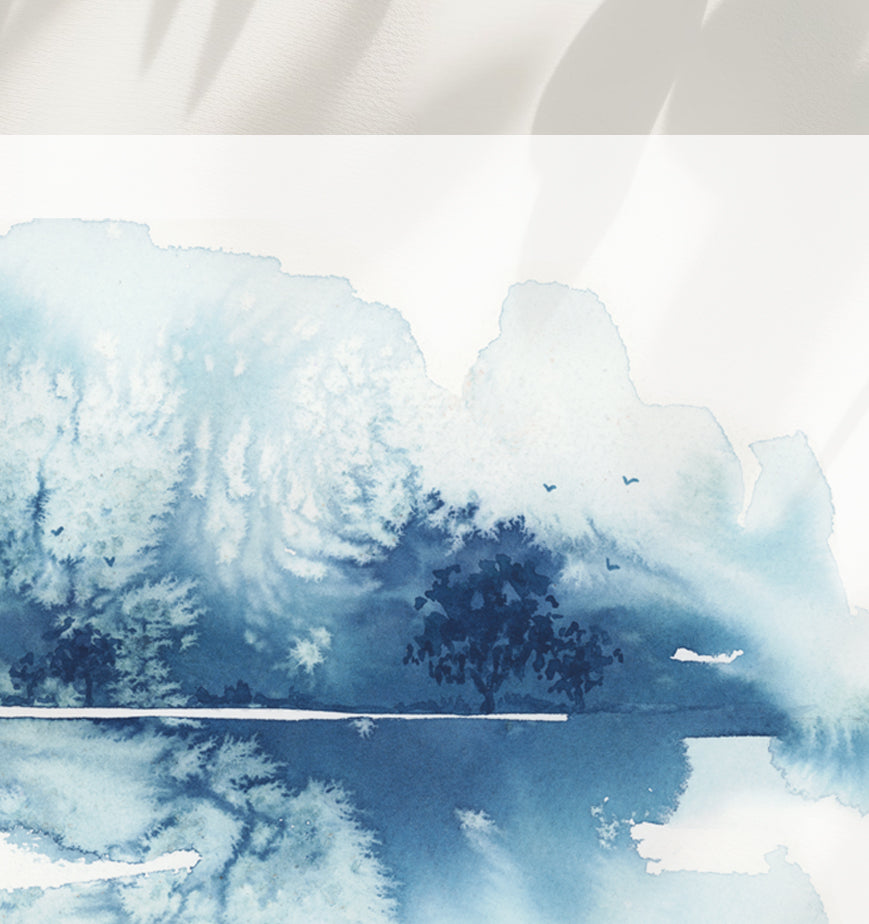 "Reflections of a Frozen Lake" - Giclée Limited Edition Fine Art Print