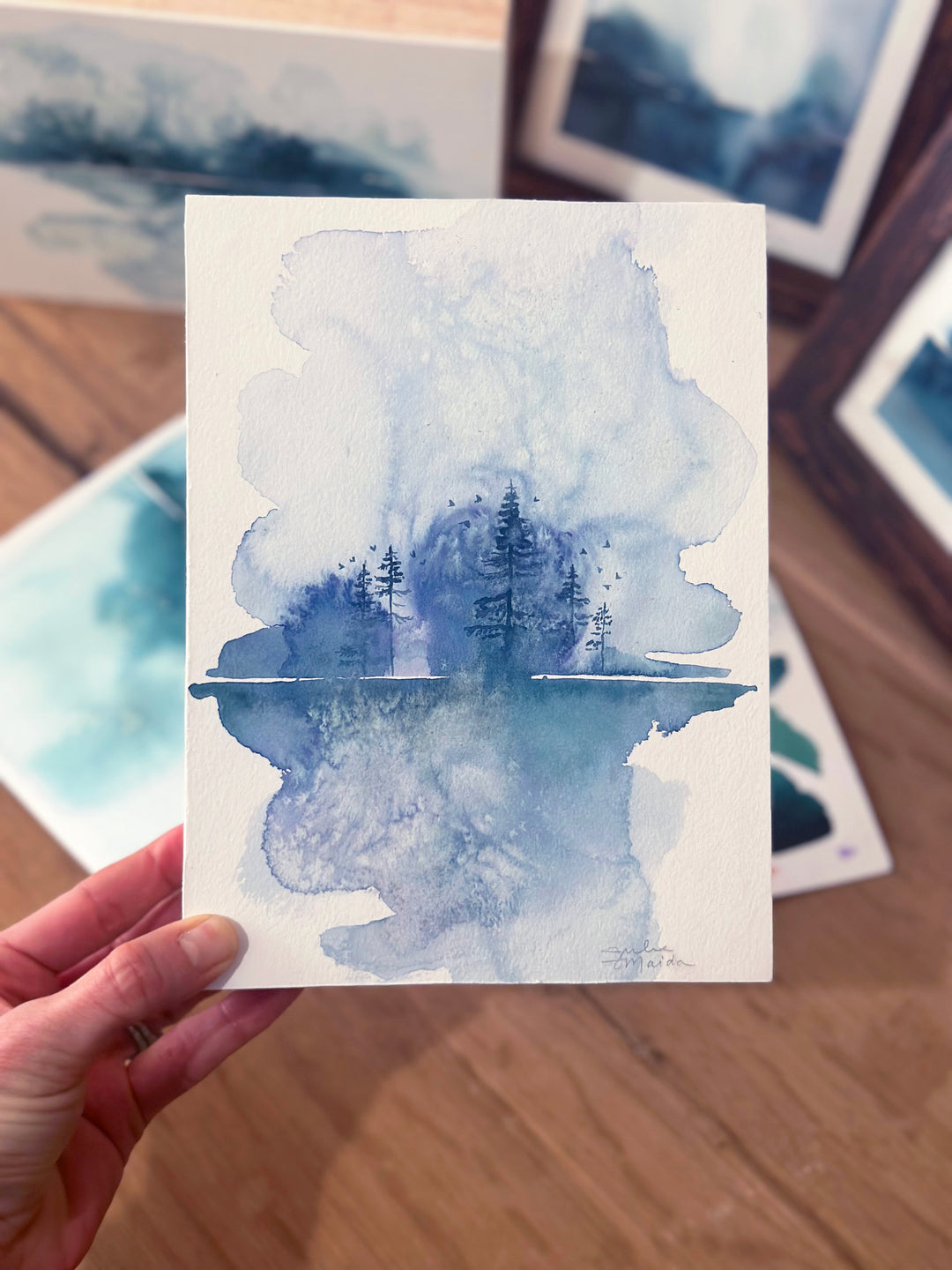 "Shadows of Blue" - Original Art