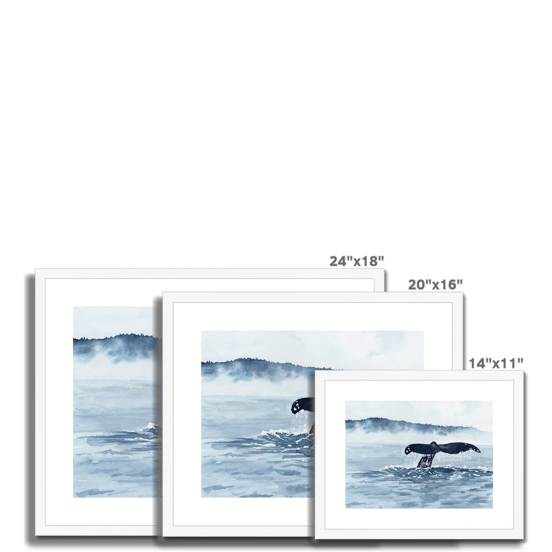 "Whale Watching" Giclée Paper Art Print