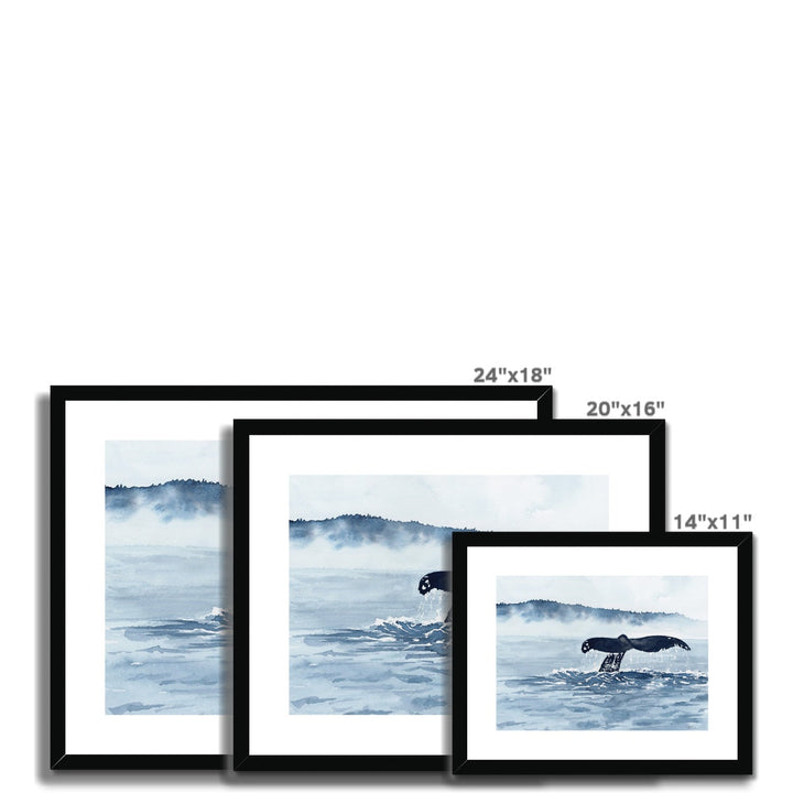 "Whale Watching" Giclée Paper Art Print
