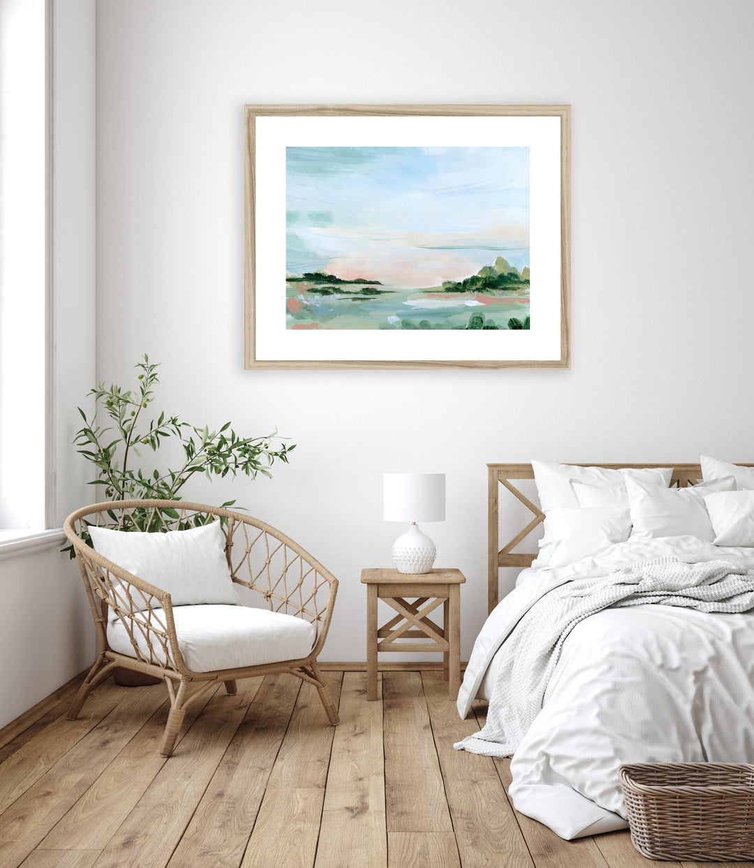 Coastal Wall Art & Botanical Prints: How to Style Serene Nature-Inspired Art in a Home