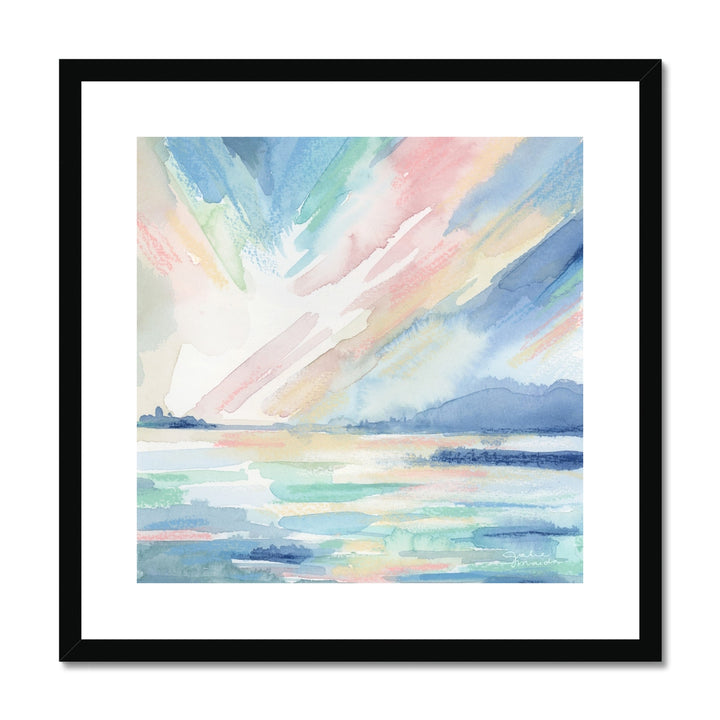 "Sunrise Impression" Paper Art Print