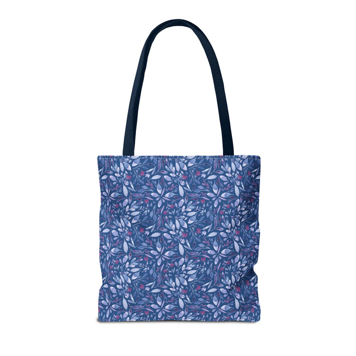 Artisan Tote Bag - Dark Blue Botanical
