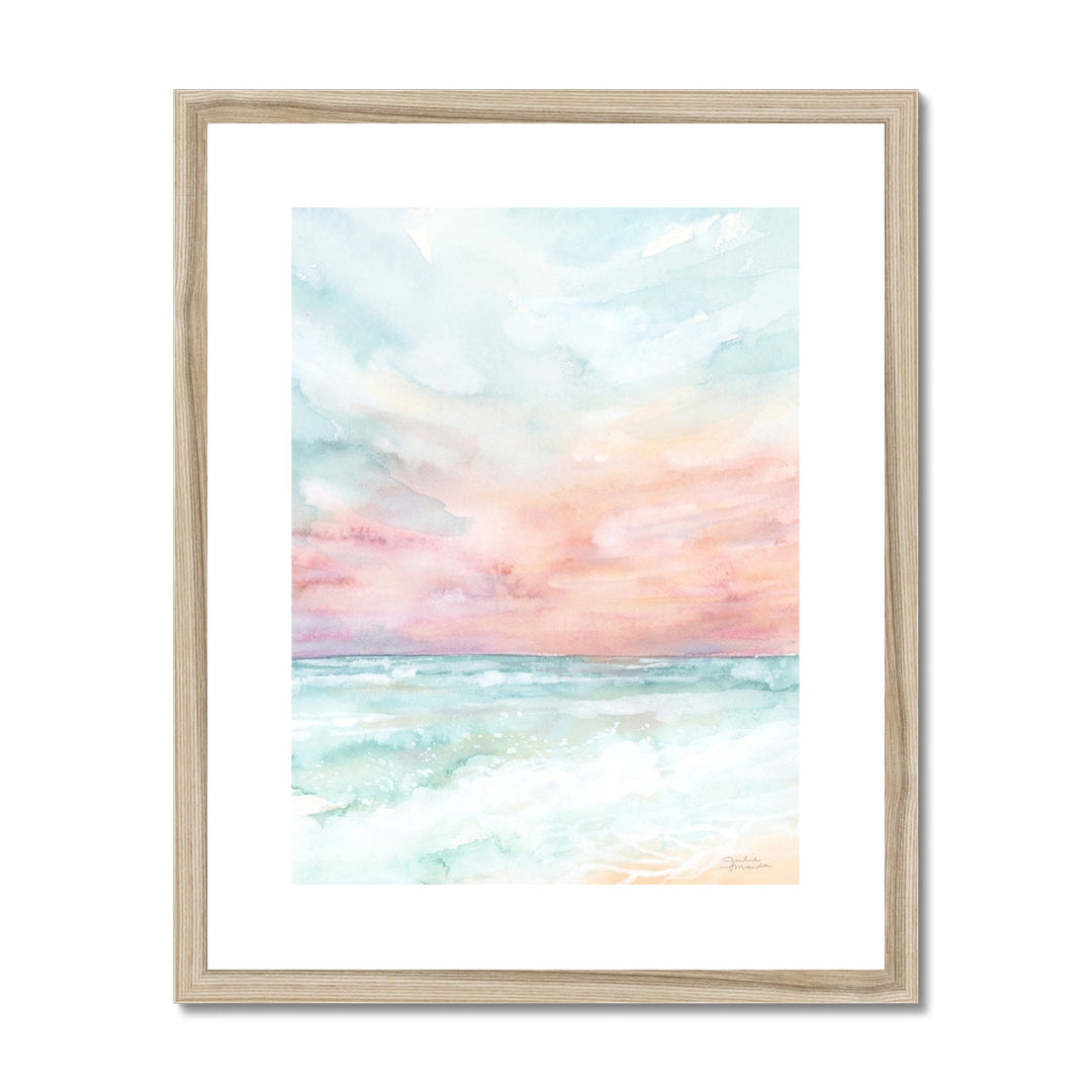 "Sky and Sea" Paper Art Print