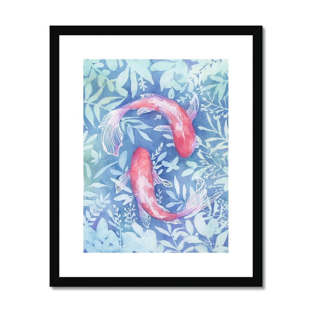 "Botanical Koi" Paper Art Print