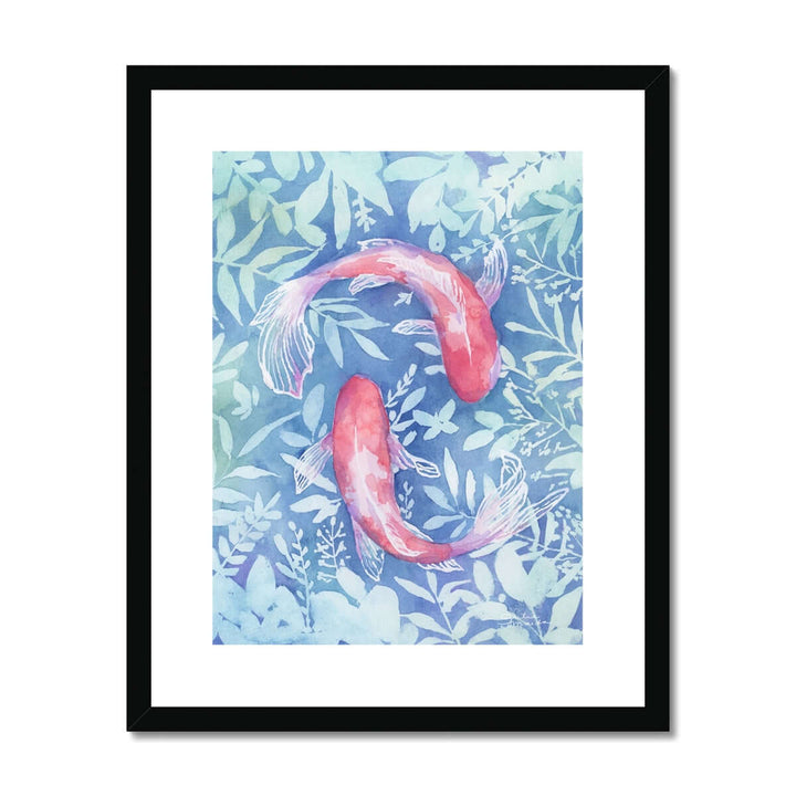 "Botanical Koi" Paper Art Print