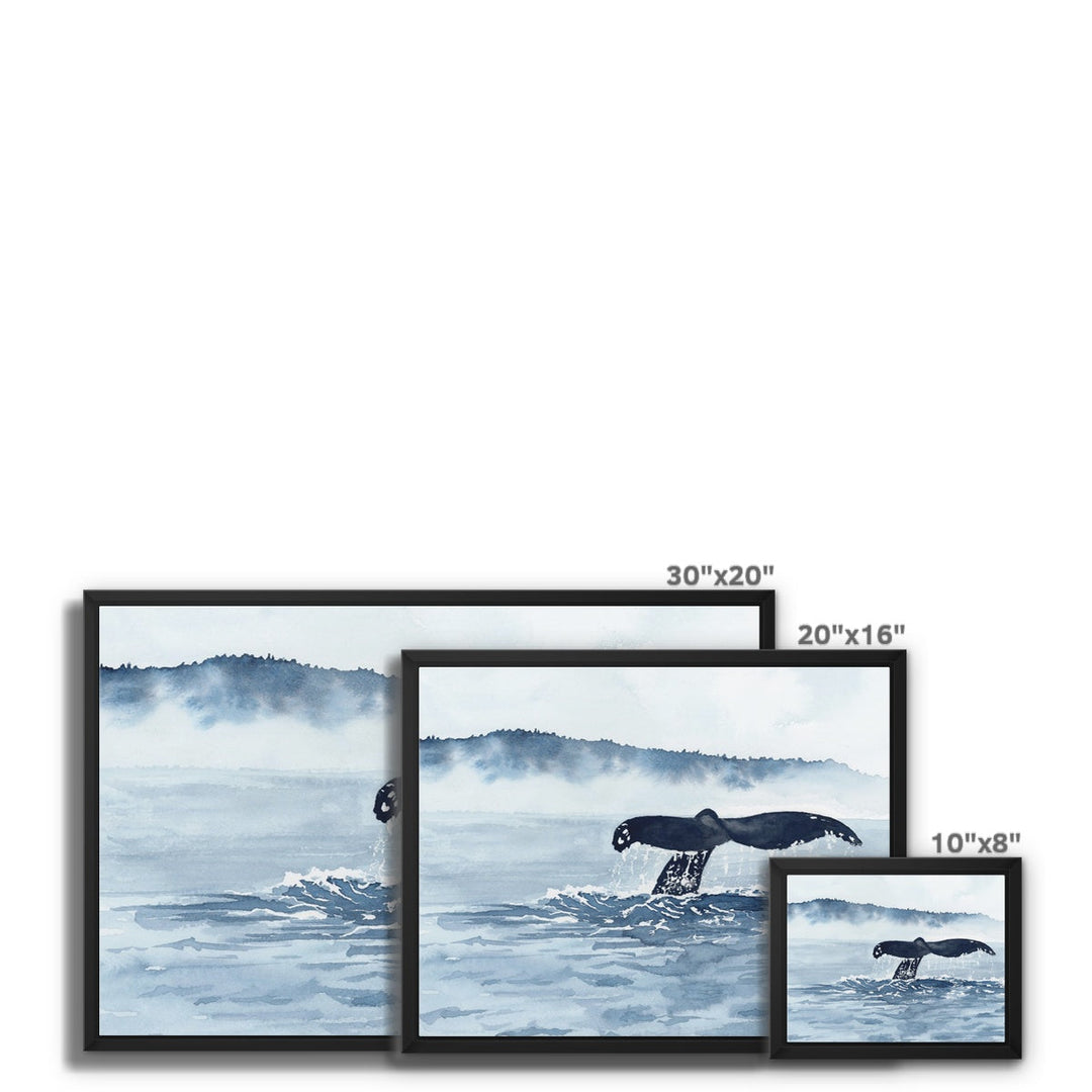 "Whale Watching" Canvas Art Print