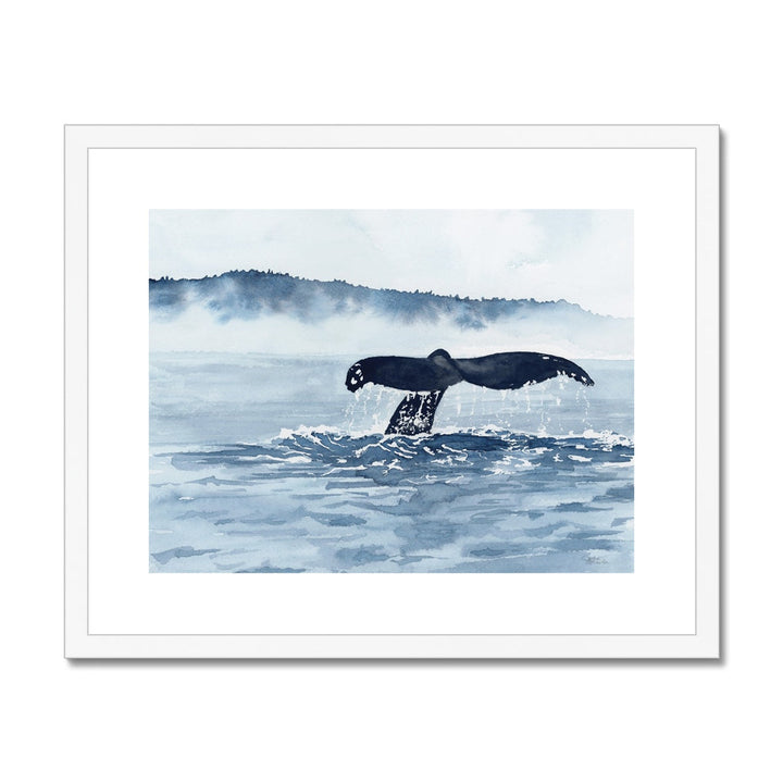 "Whale Watching" Paper Art Print