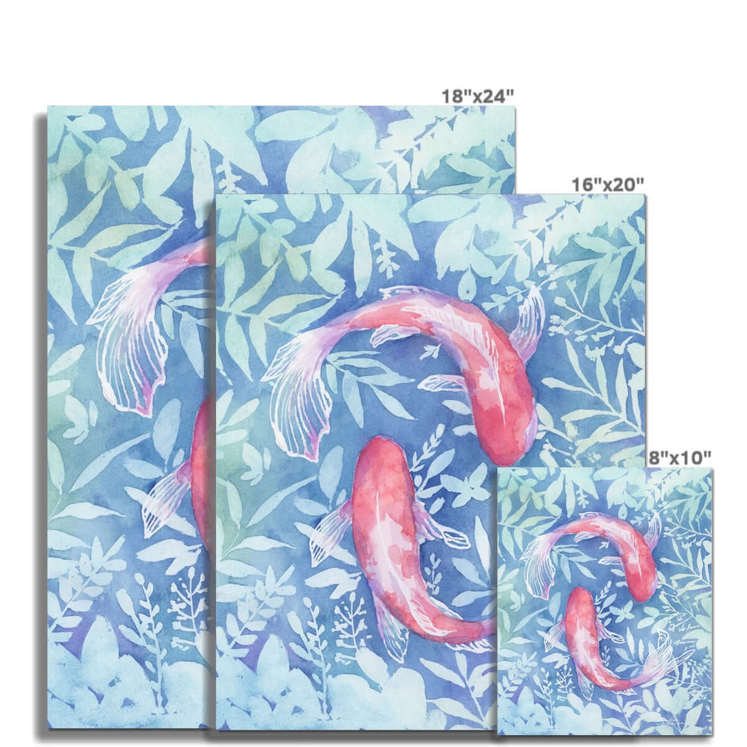 "Botanical Koi" Paper Art Print