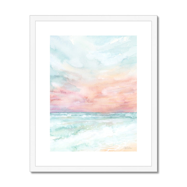 "Sky and Sea" Paper Art Print