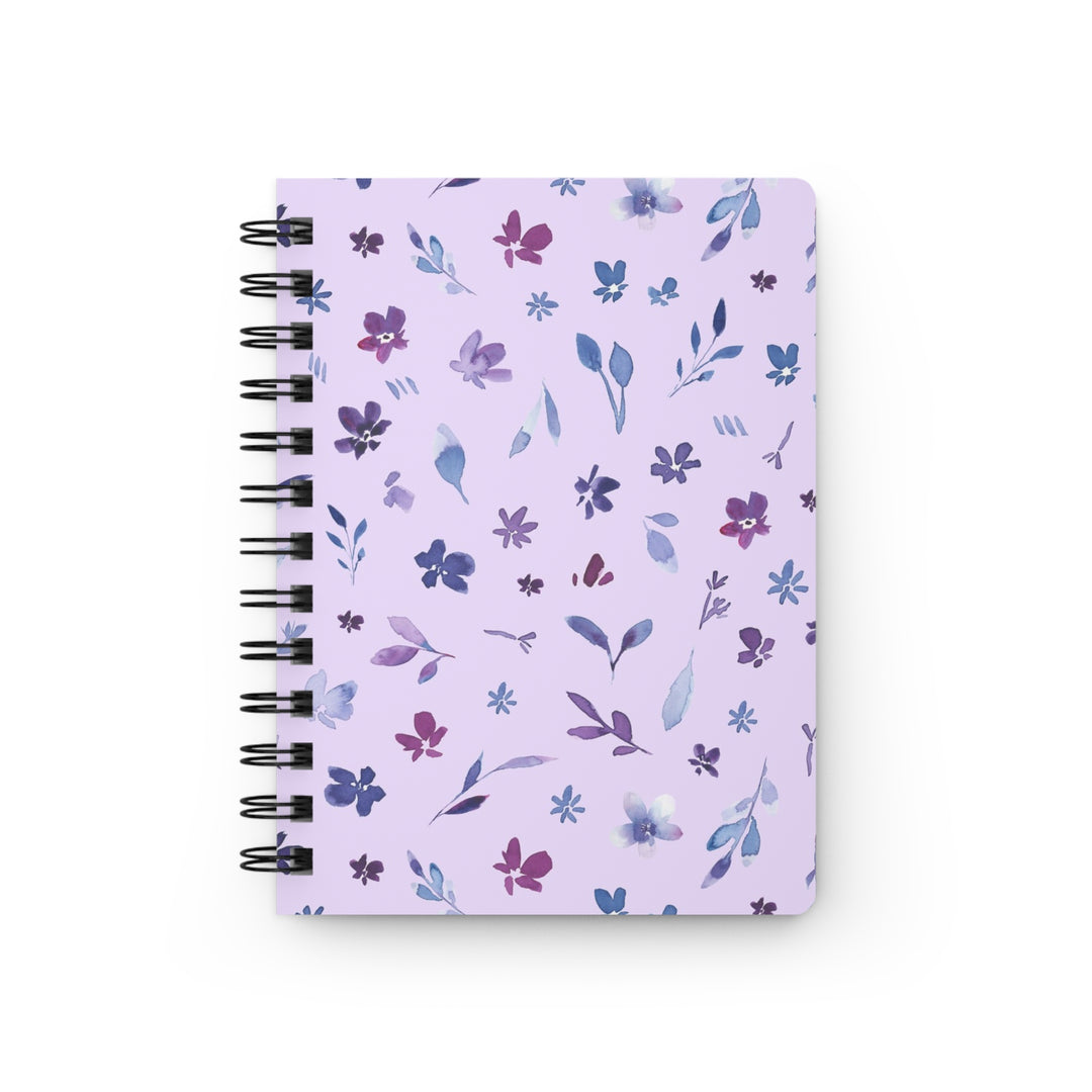 Purple Meadows - Spiral Bound Journal