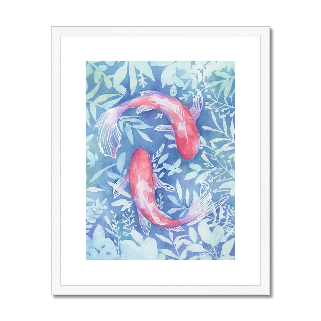 "Botanical Koi" Paper Art Print