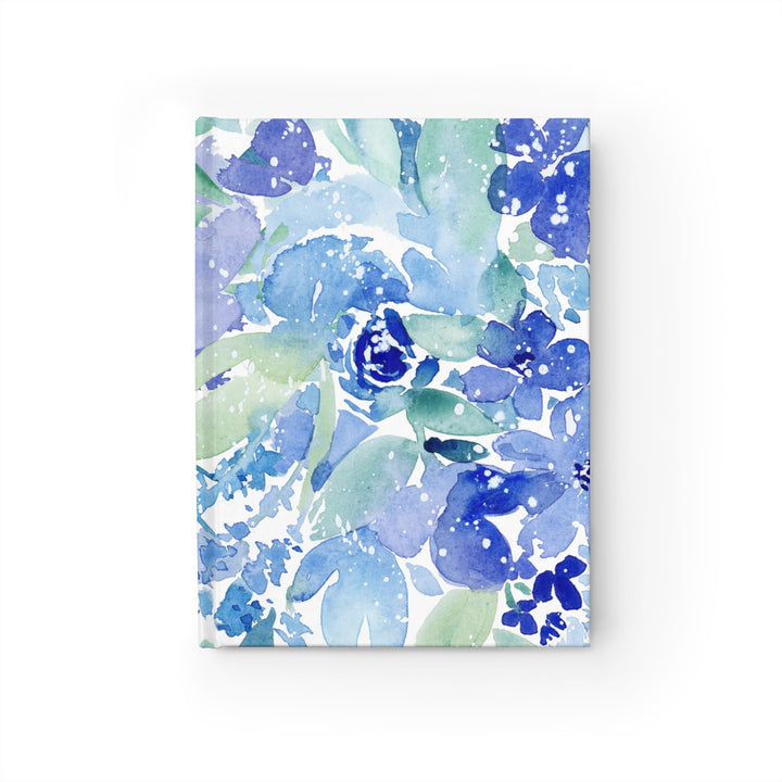 Enchanted Indigo I - Floral Hardback Journal