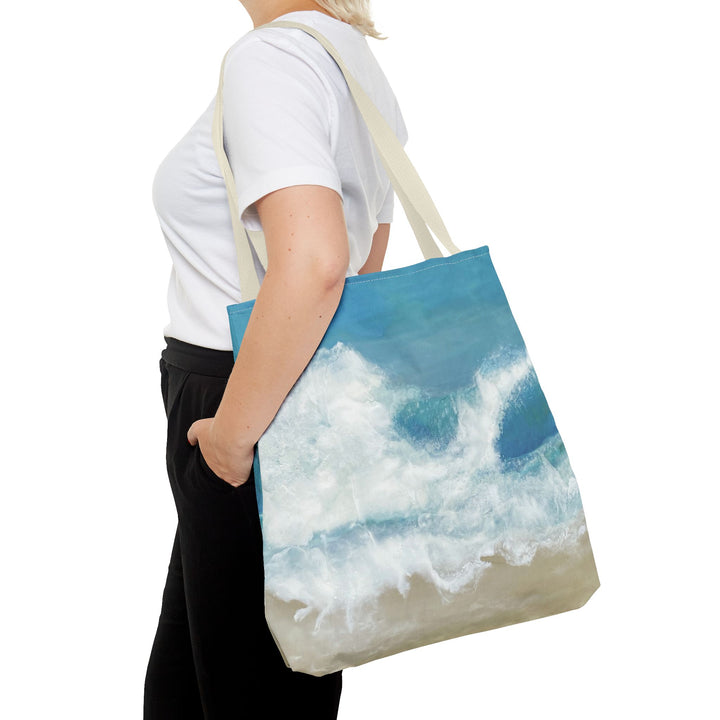 Artisan Tote Bag - "Beach Day" Coastal Art