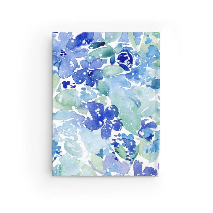 Enchanted Indigo I - Floral Hardback Journal