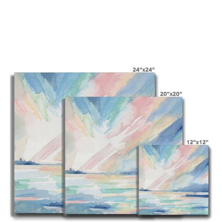 "Sunrise Impression" Canvas Art Print