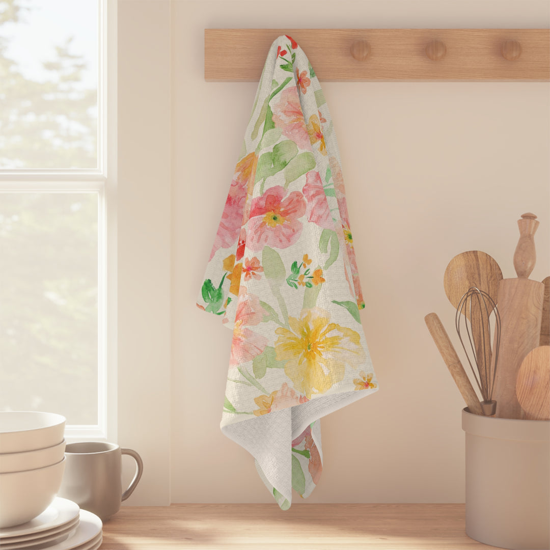 Rainbow Poppies - Kitchen Tea Towel