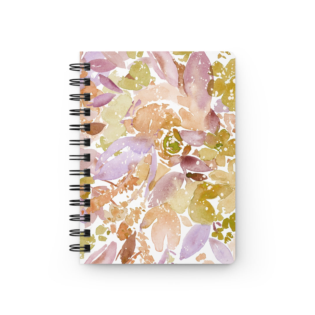 Retro Florals - Spiral Bound Journal