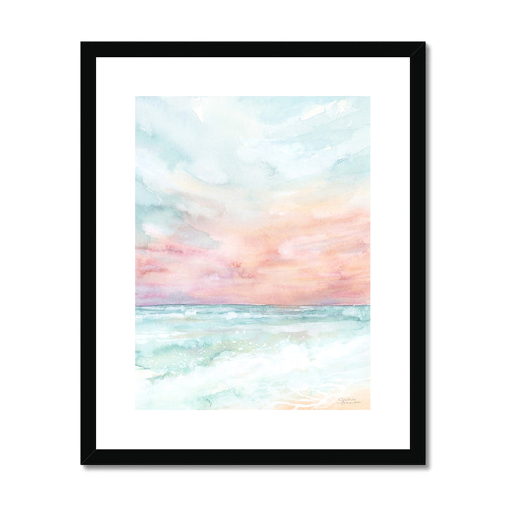 "Sky and Sea" Paper Art Print