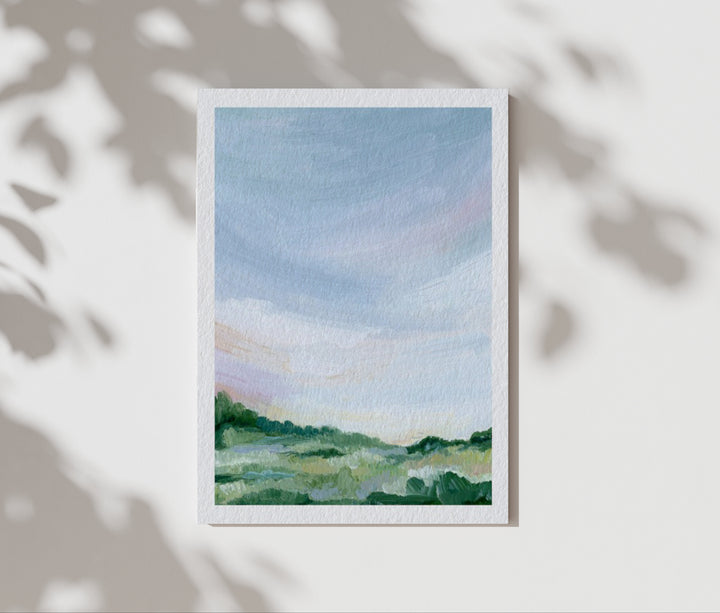 "A Place I'd Love to Be" - Paper Art Print
