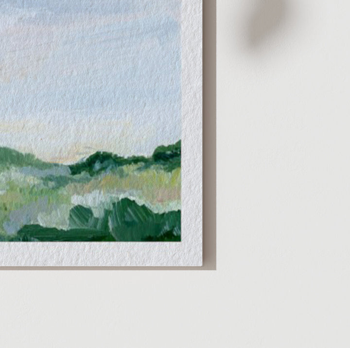"A Place I'd Love to Be" - Paper Art Print