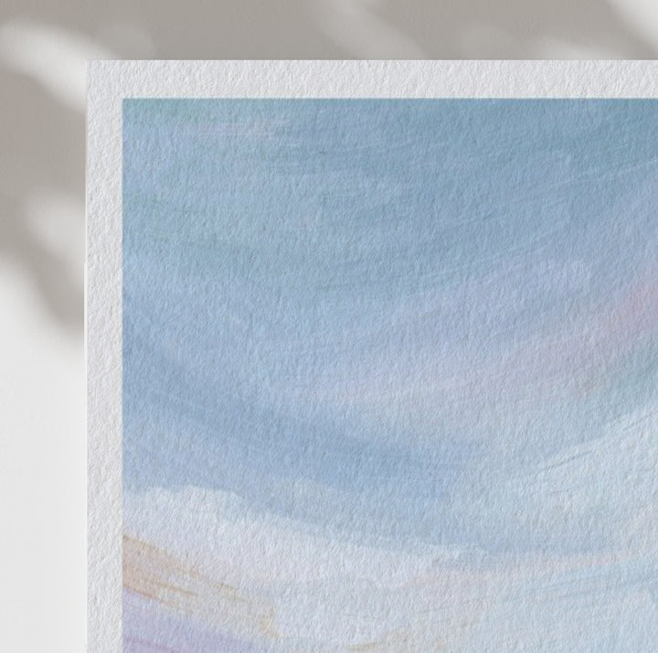 "A Place I'd Love to Be" - Paper Art Print