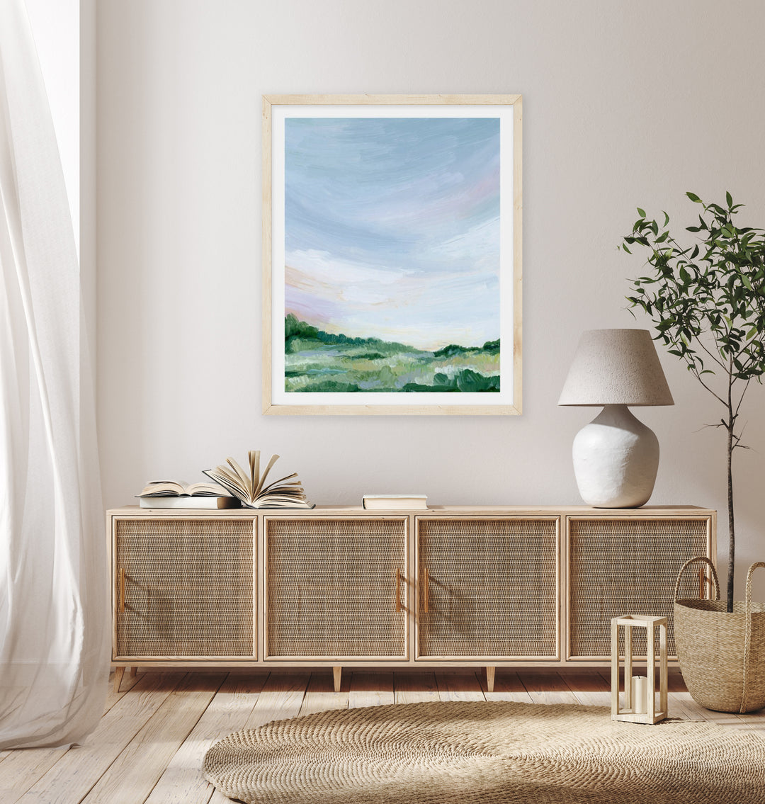 "A Place I'd Love to Be" - Paper Art Print