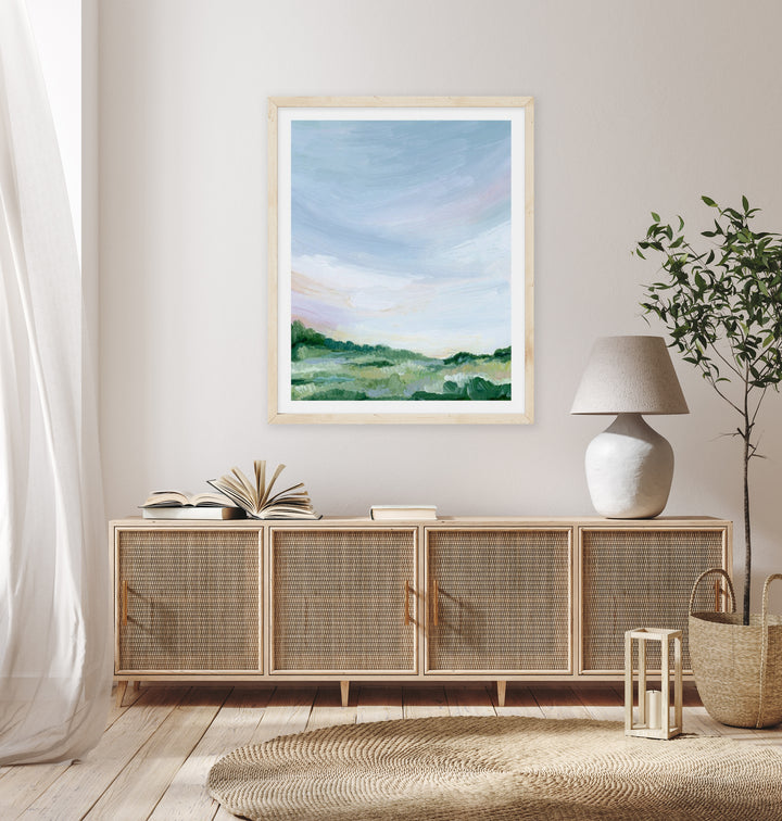 "A Place I'd Love to Be" - Paper Art Print