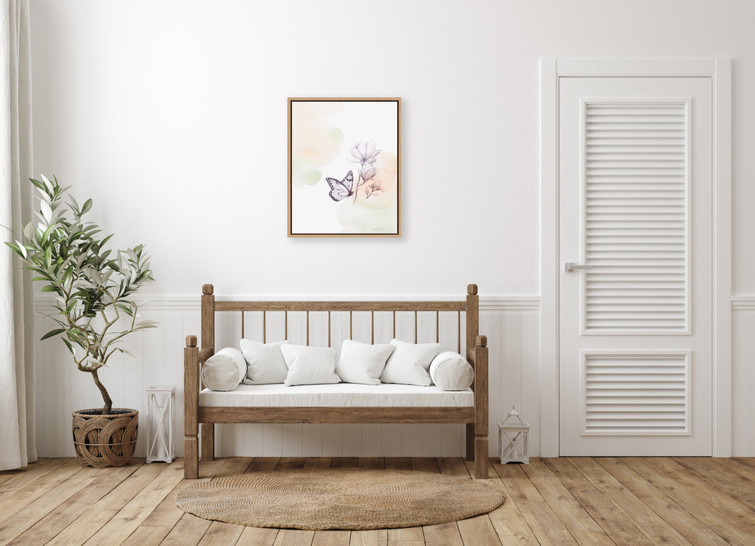 "A Visitor" - Limited Edition Canvas Art Print - The Creative Garden Studio