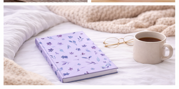 Purple Meadows - Hardback Journal