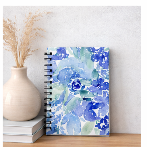 Enchanted Indigo I - Spiral Bound Journal
