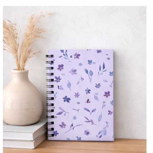 Purple Meadows - Spiral Bound Journal