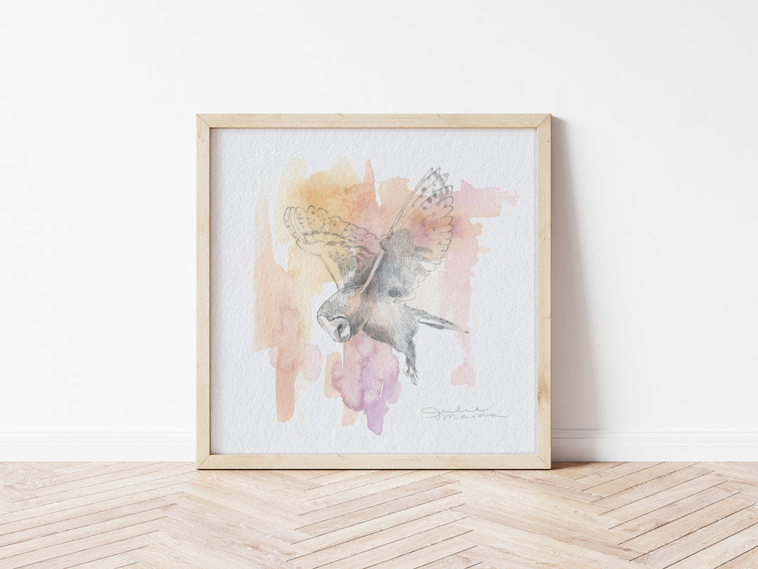 "Silent Descent" - Limited Edition Paper Art Print