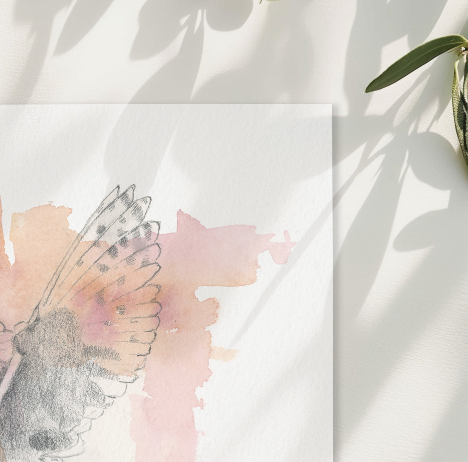 "Silent Descent" - Limited Edition Paper Art Print