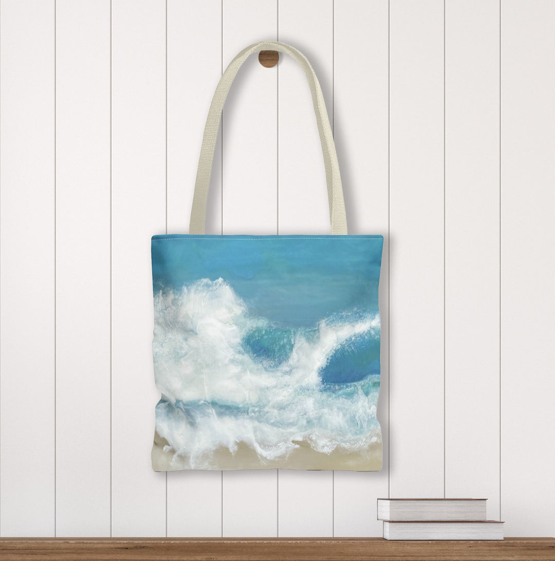 Artisan Tote Bag - "Beach Day" Coastal Art