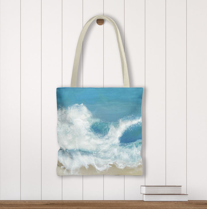 Artisan Tote Bag - "Beach Day" Coastal Art