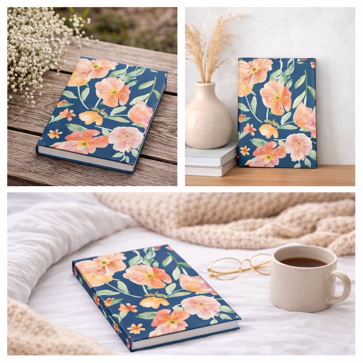 Poppies - Floral Hardback Journal