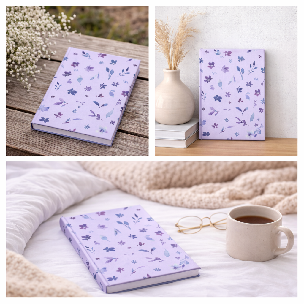 Purple Meadows - Hardback Journal
