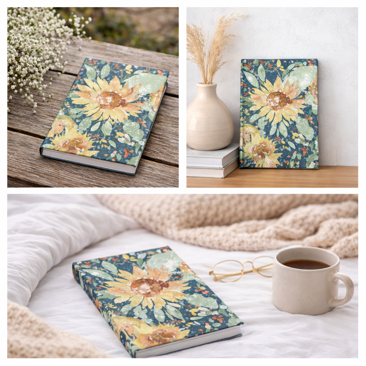 Sunflower Sunshine - Hardback Journal