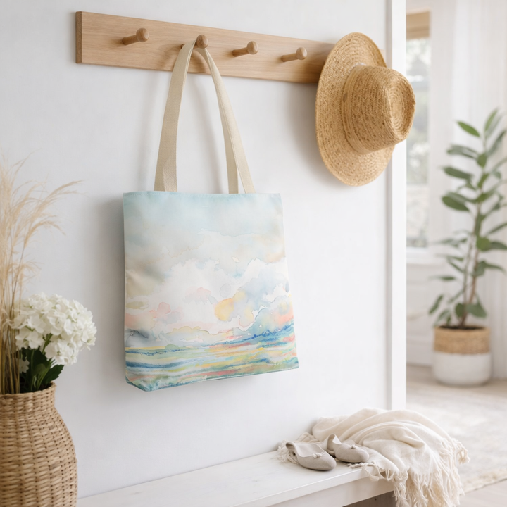 Artisan Tote Bag - "Stillness" Landscape Art
