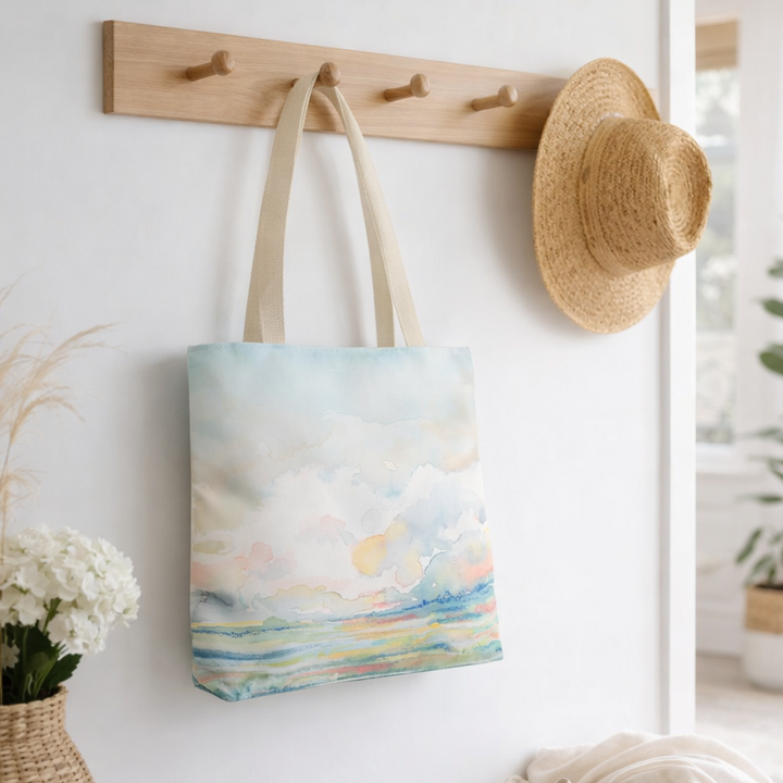 Artisan Tote Bag - "Stillness" Landscape Art