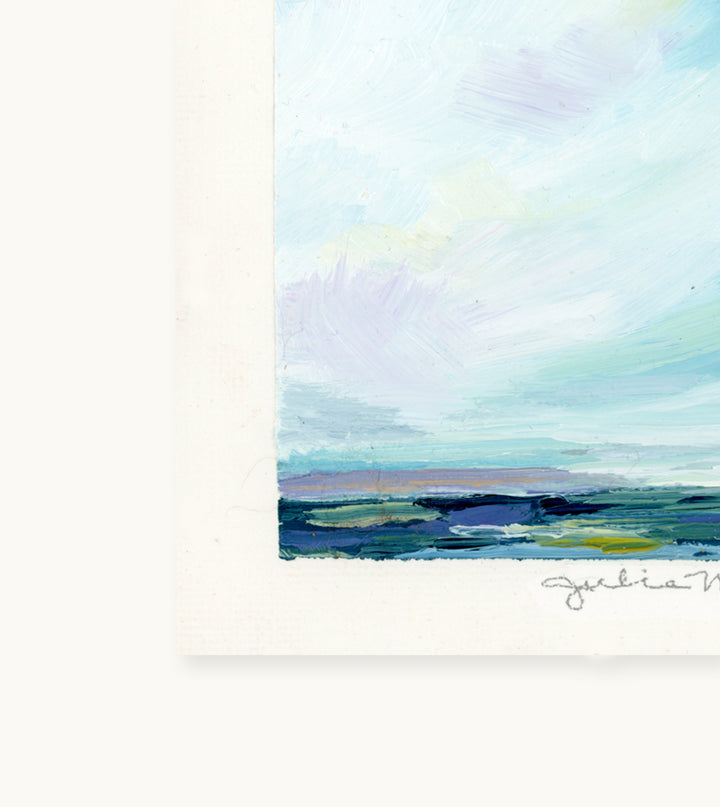 "Coastal Sky II" - Mini Original Artwork