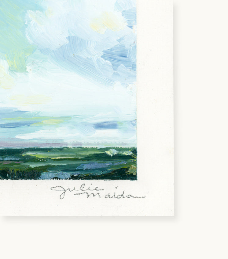 "Coastal Sky I" - Mini Original Artwork